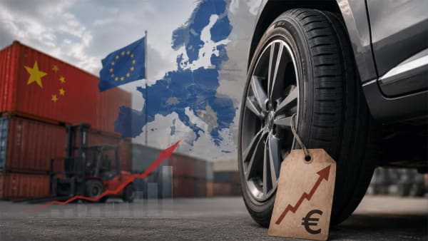 Neumáticos, Europa impone aranceles del 45,3% a China, más caros para ti