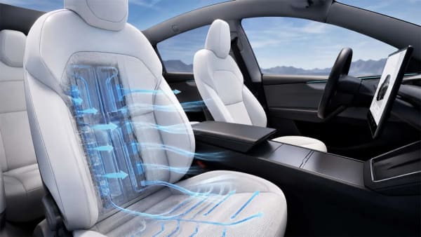 Tesla, su patente de asientos ventilados revela un sistema eficiente