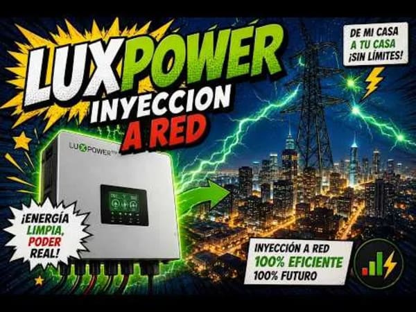 Inyección a red con Luxpower, guía de instalación y beneficios