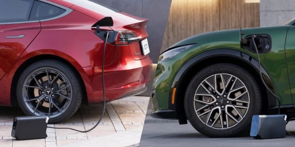 WETOX D2, convierte millones de Tesla y Mach-E en estaciones de energía V2L