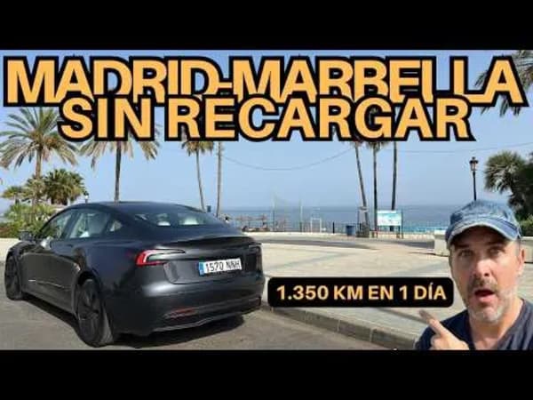 Tesla Model 3 2026, prueba de 1.200 km en un día con 750 km WLTP