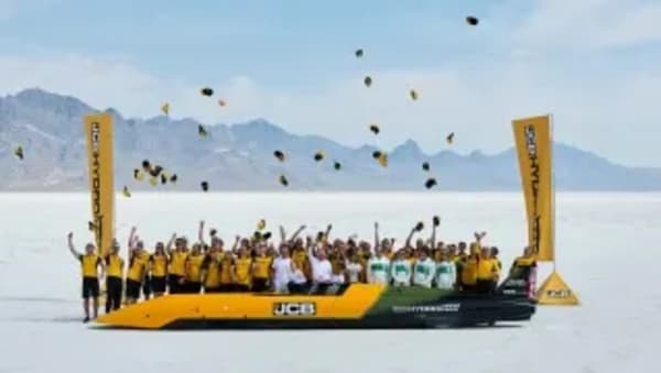 JCB Hydromax, el coche de hidrógeno más rápido, supera los 653 km/h