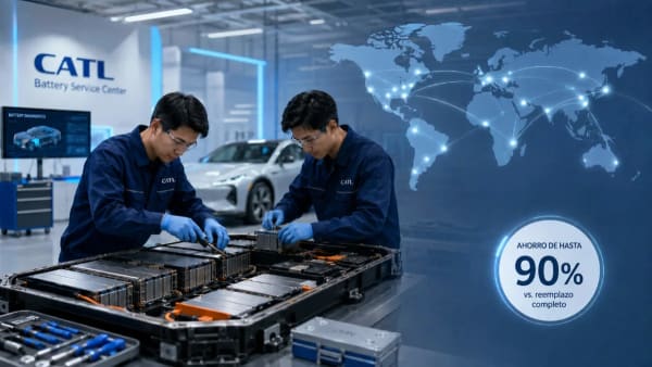 CATL, su plan para reparar baterías de coches eléctricos hasta un 90% más barato