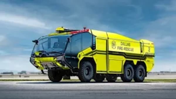 Rosenbauer PANTHER 6x6 electric, el camión de bomberos de 544 CV ya en EE.UU.