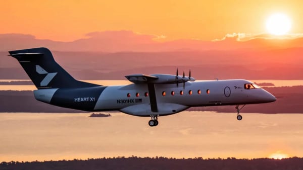 Heart X1, el avión eléctrico de 11 toneladas que voló con solo 4,3 euros de electricidad