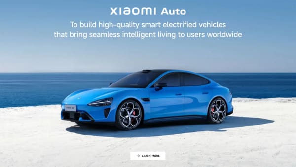 Xiaomi Auto, web global y búsqueda de concesionarios para 2027