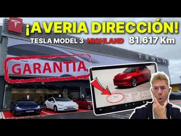 Tesla Model 3 Highland, fallo en la dirección con 81.000 km