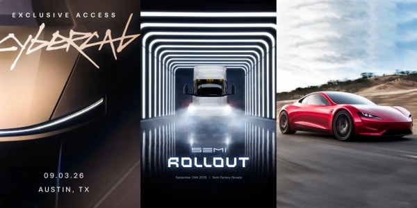 Tesla prepara tres presentaciones en septiembre basadas en productos veteranos
