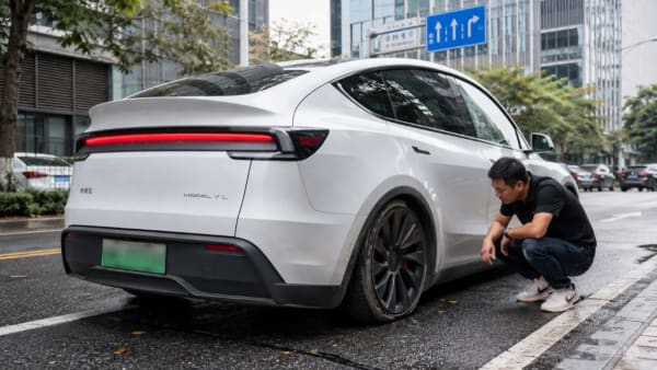 Tesla Model Y L, quejas en China por la suspensión trasera que se hunde
