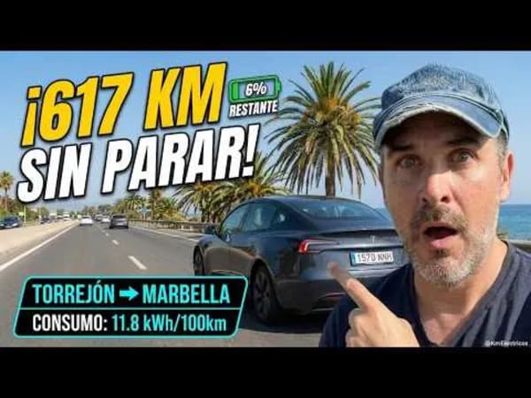 Tesla Model 3 Gran Autonomía RWD, prueba de 617 km en verano