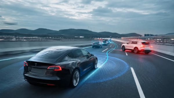 Tesla FSD, intervención automática en modo manual para evitar choques