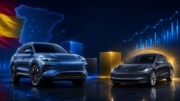 Ventas de coches eléctricos en España, BYD supera a Tesla hasta agosto