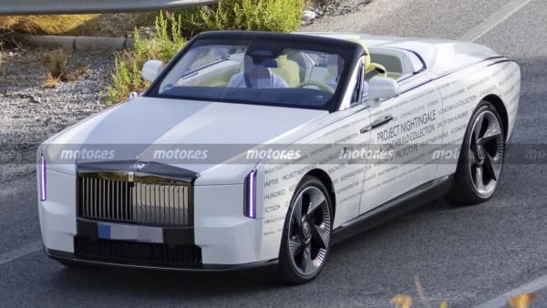 Rolls-Royce Project Nightingale, cazado en pruebas el roadster eléctrico