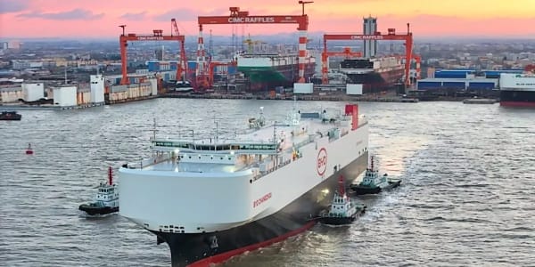 BYD encarga 10 cargueros gigantes para expandirse en Europa