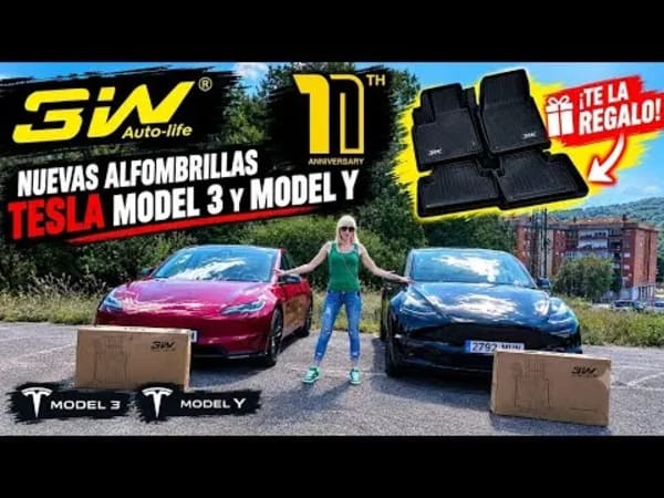 Tesla Model 3 y Model Y, nuevas alfombrillas 3W a prueba