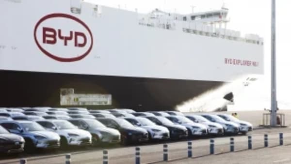 BYD sumará diez barcos a su flota para transportar 130.000 coches