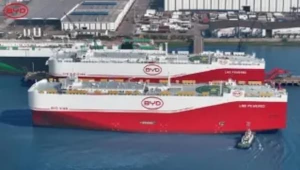BYD encarga 10 barcos portacoches para acelerar su expansión mundial