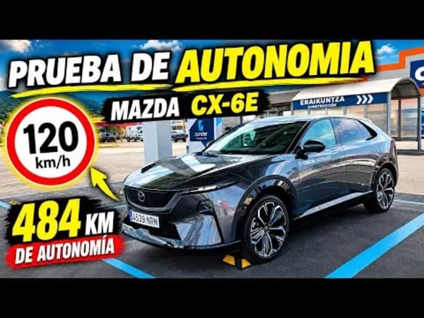 Mazda CX-6e, prueba de autonomía real en autovía a 120 km/h