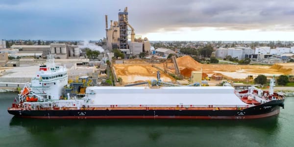 MV Yampu, la tecnología de autocarga que reduce a la mitad las emisiones