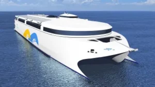 El barco eléctrico más grande del mundo, 130 metros y 40 MWh