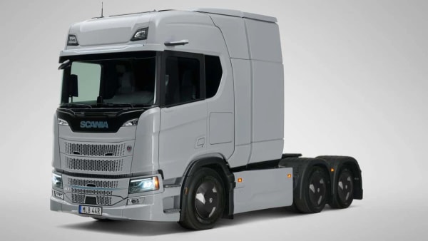 Scania camión eléctrico, 447 millas de rango frente al Tesla Semi