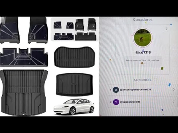 Electro Miau Miau, sorteo de alfombrillas para coche en su canal