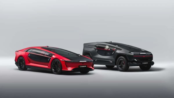Ceer Exobot, la berlina y el SUV saudíes con 850 CV y volante yoke