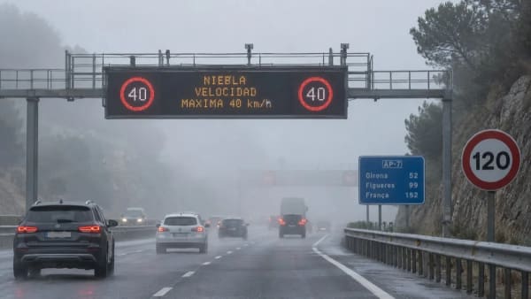 DGT, velocidad variable para reducir el límite a 40 km/h