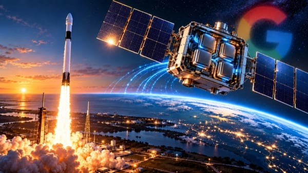 Google y SpaceX, chips de IA al espacio para probar centros de datos