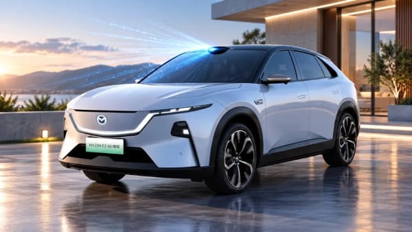 Mazda EZ-60 2027, el CX-6e chino estrena LiDAR y conducción urbana