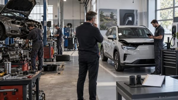 Coches eléctricos, ahorran 500€ al año en taller frente a la gasolina