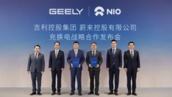 Geely negocia comprar el 30 % de Nio Power para impulsar las baterías
