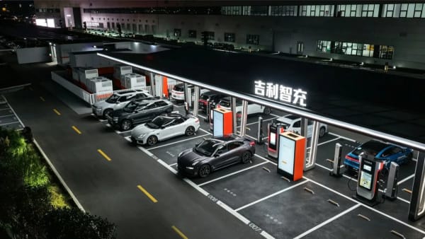 Geely, cargadores de 2.250 kW ya operativos, solo en China