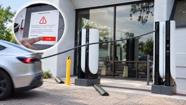 Tesla Emergency Drive Away, escapar del Supercargador, solo en EE.UU.