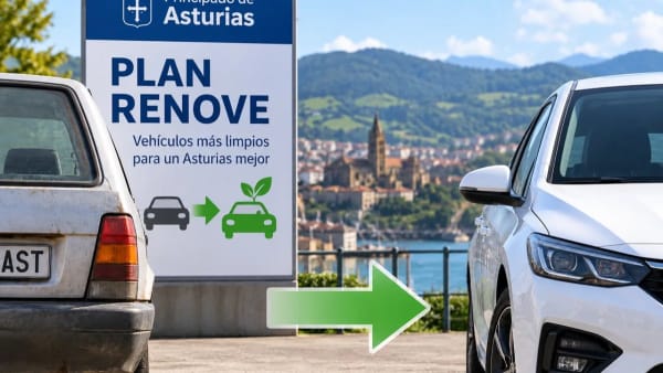 Plan Renove en Asturias, 2.400€ de ayuda sin coches etiqueta Cero