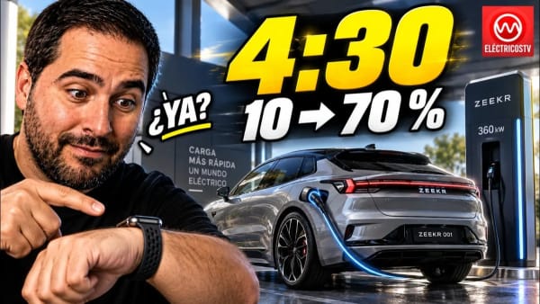 Geely anuncia una recarga del 10 al 70 % en solo cuatro minutos y medio