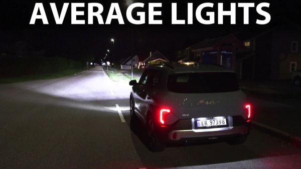 Kia EV2, prueba de sus faros y rendimiento de iluminación
