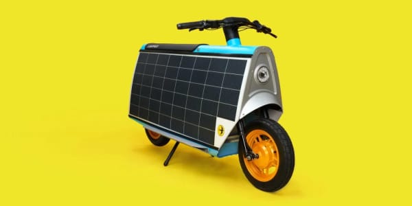 Patinete eléctrico solar, desplazamientos diarios sin necesidad de enchufe