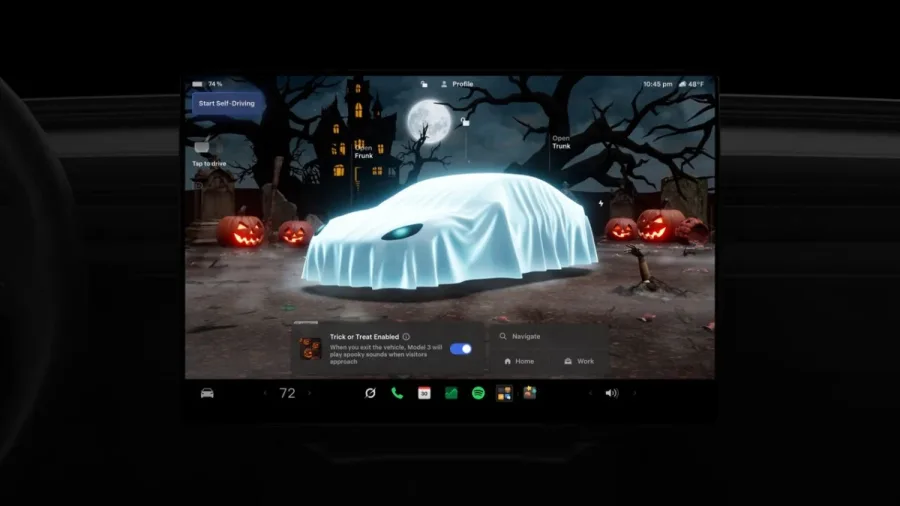 Tesla deja sin Halloween Mode a miles de coches eléctricos: estos son los afectados