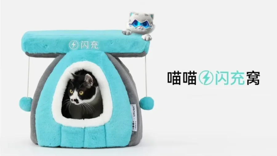 BYD lanza una cama para gatos Flash Charger por 13 dólares, promete siestas más rápidas y se agota al instante