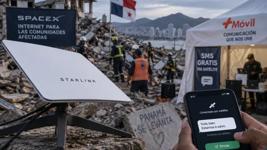 SpaceX responde al terremoto de Panamá: Internet gratis y mensajes por satélite