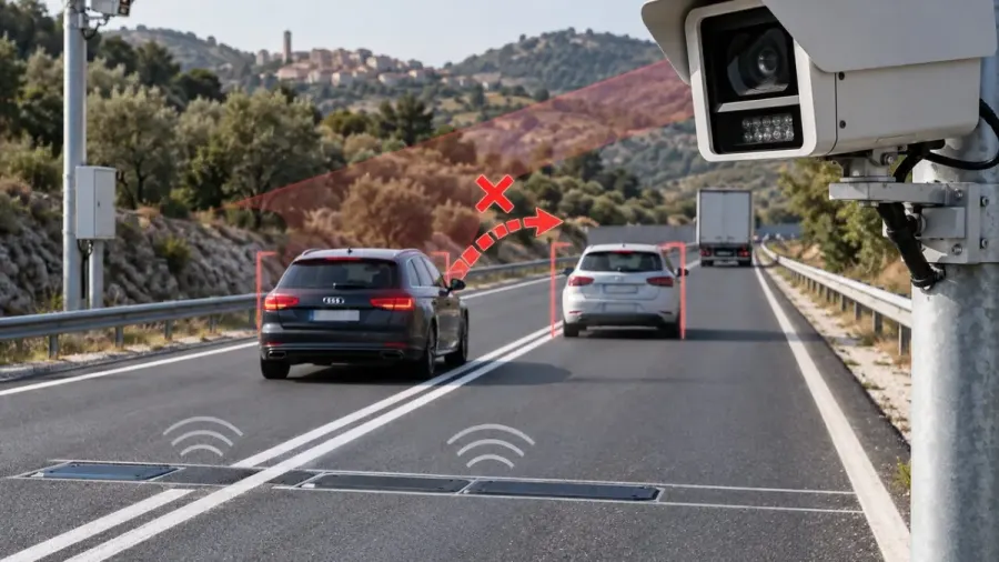 Llegan los nuevos radares que multan por adelantar: ¿los instalará la DGT en España?