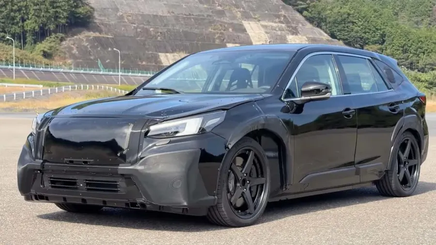 Subaru quiere sus propios coches eléctricos: una mula de 510 CV muestra lo que viene