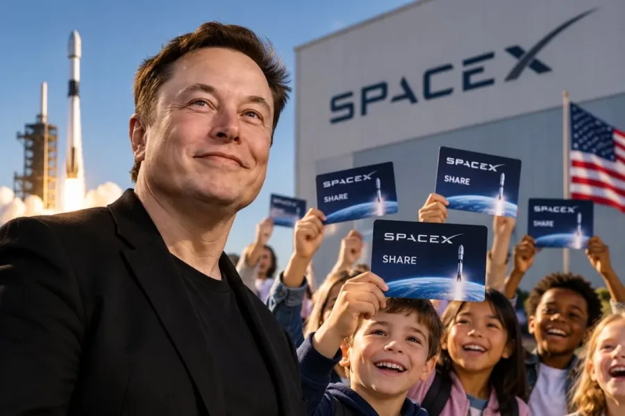 Elon Musk sorprende con un anuncio: regalará una acción de SpaceX a cada niño de Estados Unidos