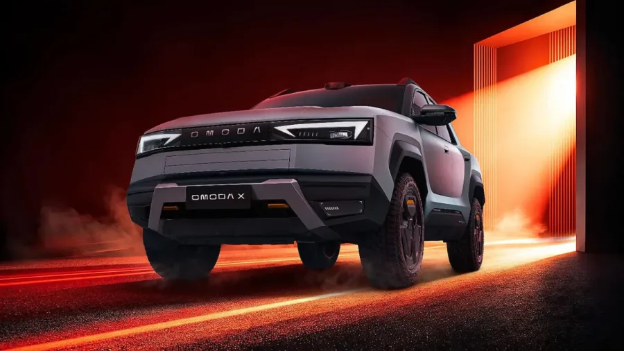 OMODA presenta su SUV más futurista: casi 5 metros, cámara térmica y versión 100% eléctrica