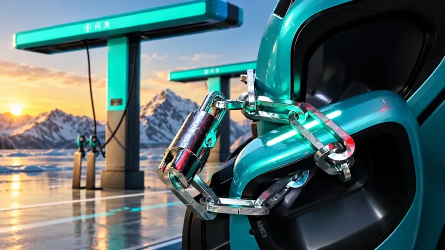 ¿Sabotaje contra BYD? Encuentran sus cargadores ultrarrápidos bloqueados con cadenas