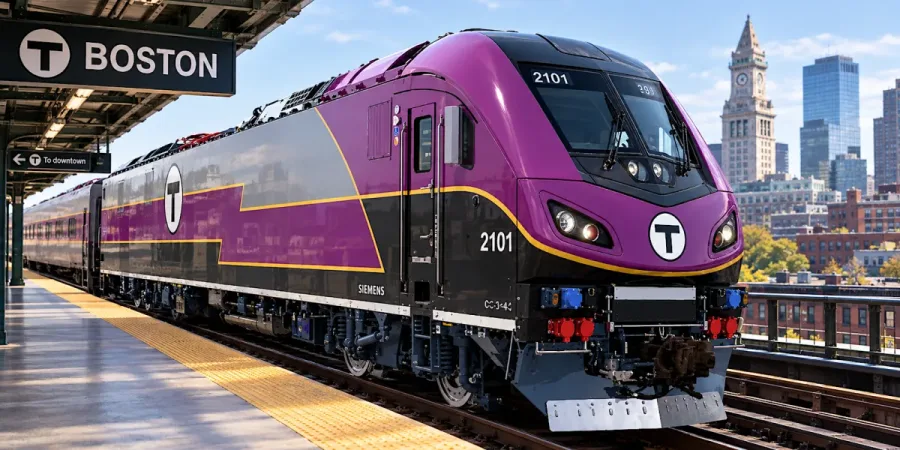 ¡Todos a bordo! Massachusetts incorpora 10 nuevos trenes de cercanías eléctricos