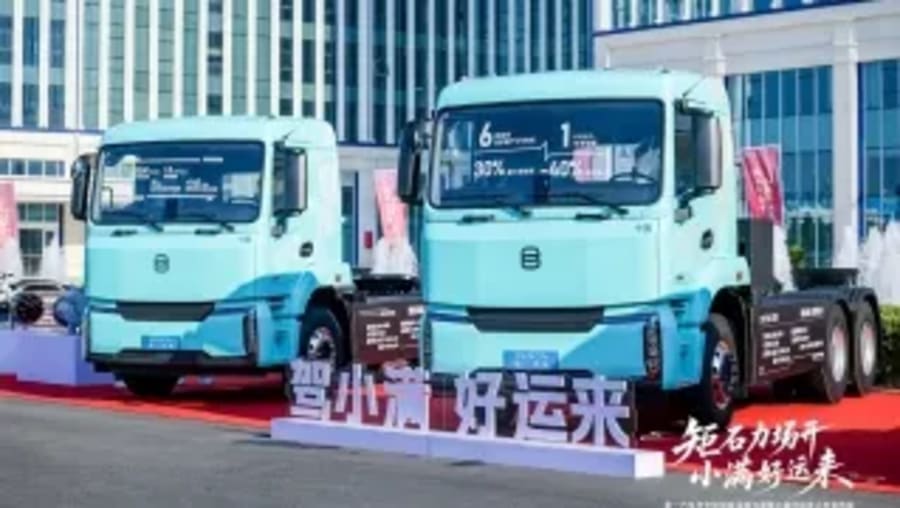 400.000.000€ para la 'Tesla china del transporte por carretera': quieren expandir su red de camiones eléctricos y vehículos autónomos