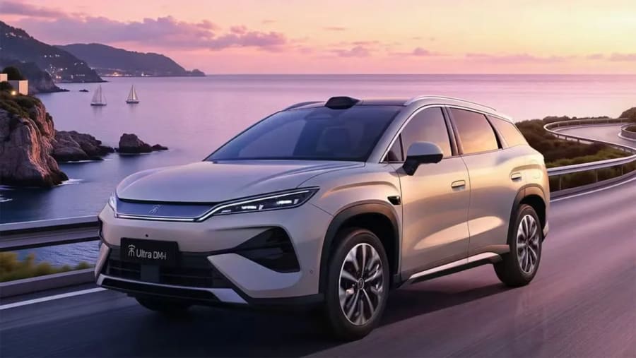 BYD lanza el Song Ultra DM-i con IA y tecnología de conducción avanzada