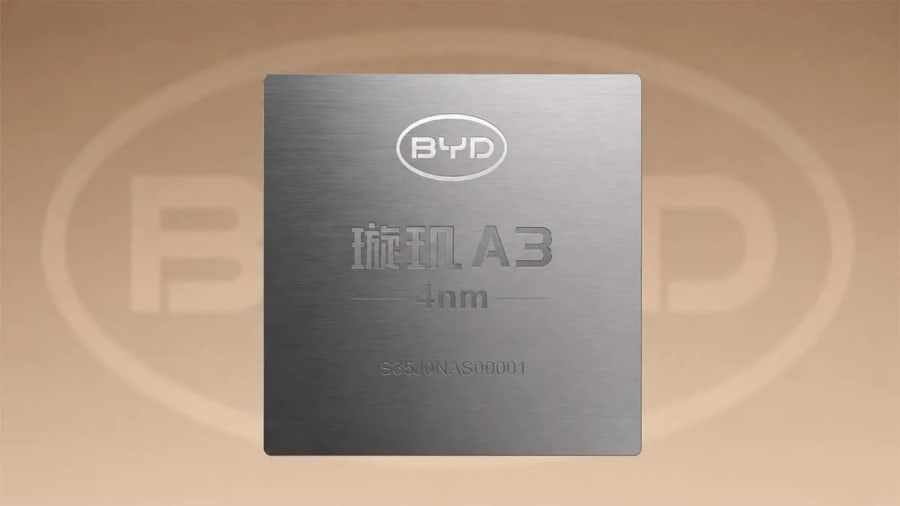 BYD presenta el Xuanji A3: su chip de 4 nm para conducción autónoma de Nivel 3 y 4